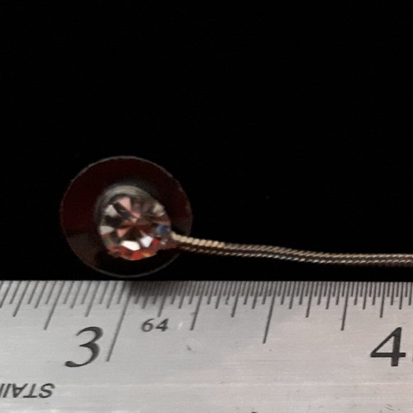 Vintage Rhinestone Shoulder Duster Earrings - Picture 3 of 5